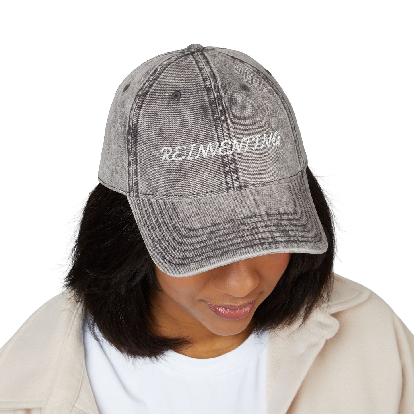 Vintage Inspiring Cap - 'Reinventing' Hat,  Trendy Styling
