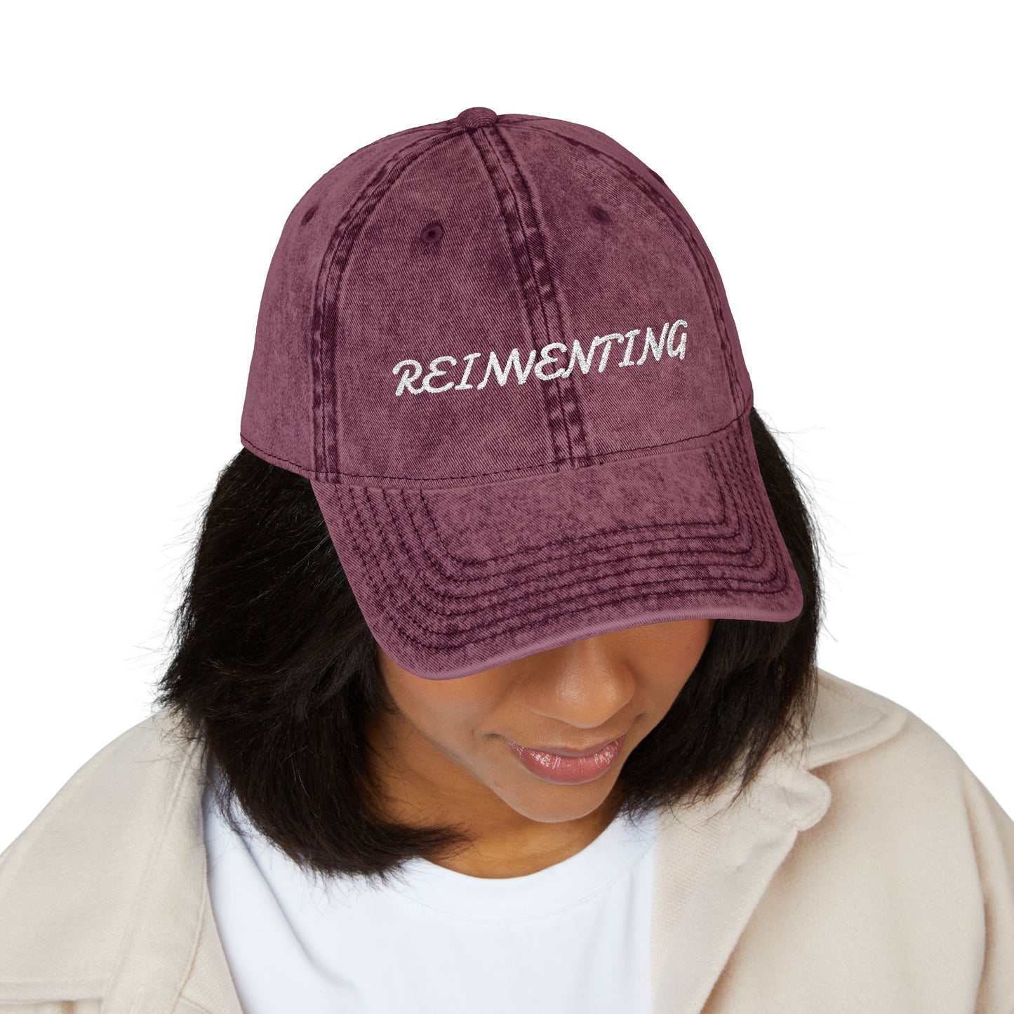 Vintage Inspiring Cap - 'Reinventing' Hat,  Trendy Styling